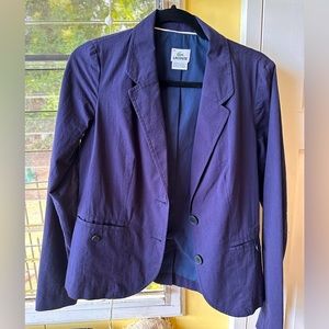 Lacoste Navy Striped Blazer